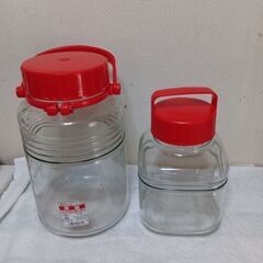 果実酒ガラス保存瓶②４L＆2L
