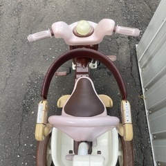 【箱あり】iimo 三輪車  ブラウン 現状渡しの画像