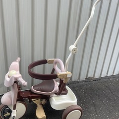 【箱あり】iimo 三輪車  ブラウン 現状渡しの画像