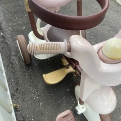 【箱あり】iimo 三輪車  ブラウン 現状渡しの画像