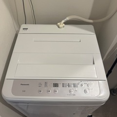 Panasonic NA-F5B2-S 洗濯機 保証書付き