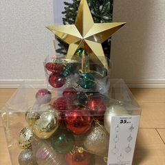 クリスマスツリー　飾り付き
