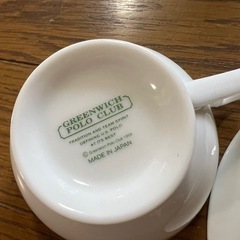 ポロクラブ カップ ソーサー 3点セットの画像