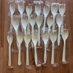 スプーン個包装20本プラスチック
