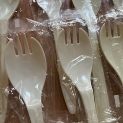 スプーン個包装20本プラスチックの画像