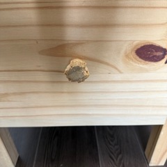 【譲ります】IKEA 引き出し付き収納棚（大きな傷あり） の画像
