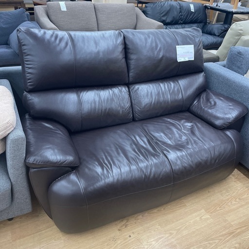 ★リユースのサカイ幸手店★ジモティ割あり★   2人用ハイバックソファー　クリーニング済み SJ9504