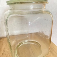 ダルトン　グラスクッキージャー　米びつ　ガラス瓶の画像