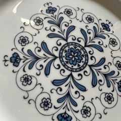 ブルーフラワー 食器 陶器 お皿の画像