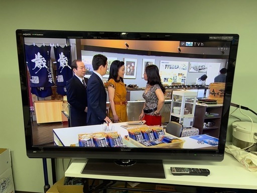 引渡し済】SHARP 52型 AQUOS 液晶カラーテレビ 2009年製 ブラック