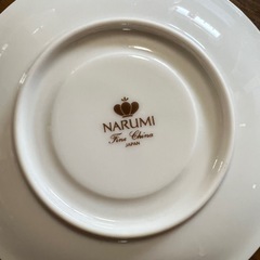 ナルミ 花柄 ソーサー ケーキ皿 4点セットの画像