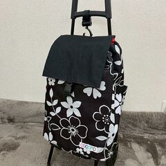 保冷機能つき ショッピングカート 花柄