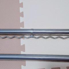 ステンレス伸縮物干し竿 1.6m～2.3m 2本セットの画像