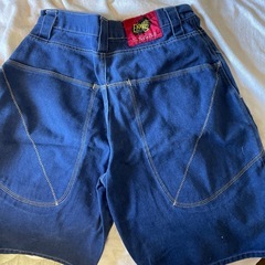 デニム ハーフパンツの画像
