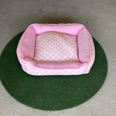 ペットドットメッシュリバーシブルベッド 