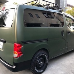 三菱　デリカD:3  G 7人乗り カスタム仕様　マットグリーン　ナビ、ETC、バックカメラ、リアクーラー付　車中泊、キャンプなどアウトドアに最適　禁煙車の画像