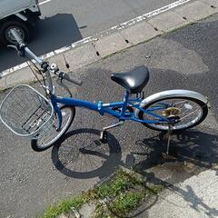 折りたたみ自転車20インチギヤ付き