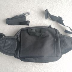 【無料】黒の3wayウエストバッグの画像