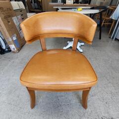 ダイニングチェア チェア ブラウン ライトブラウン 高級感 オシャレ 幅550mm×奥行560mm×高さ750mm 座面高さ430mmの画像