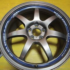 B2013 ウェッズ WEDS SPORT 4本SET 17インチ 7.5J 100/5穴 +45 ブロンズ 軽量ホイールの画像
