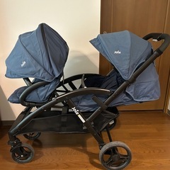 2人乗せベビーカー★ ジョイー★エヴァライトデュオ★ネイビーの画像