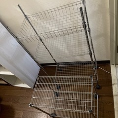 【決まりました】ダイソー　ジョイントラック　　スチールラック