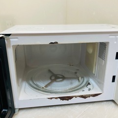 YUASA 60Hz専用電子レンジ 動作品 ジャンク　PRE-701S 2016年製 レンジ内塗装剥がれ/J061-41の画像