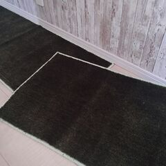 ３日使用のキッチンマット　２枚セットの画像