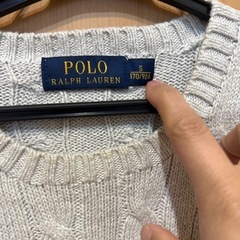 ラルフローレン アイボリー ニットセーターの画像