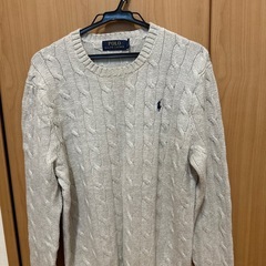 ラルフローレン アイボリー ニットセーター