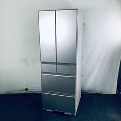 ID:rg220660 【自社配送エリア内限定】日立 HITACHI 冷蔵庫 ファミリー 中古 2021年製 6ドア 520L ファインシャンパン ファン式 観音開き R-HX52N(XN)  【リユース品：状態B】【送料無料】【設置費用無料】の画像