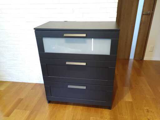 【1/5まで】IKEA BRIMNES ブリムネス　キャビネット　黒 IKEA BRIMNES ブリムネス キャビネット 黒