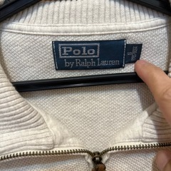 ラルフローレン アイボリー ニットセーターの画像