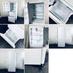 ID:rg220662 【自社配送エリア内限定】パナソニック Panasonic 冷蔵庫 ファミリー 中古 2020年製 3ドア 335L マットホワイト ファン式 左開き NR-C341GCL-W  【リユース品：状態B】【送料無料】【設置費用無料】の画像