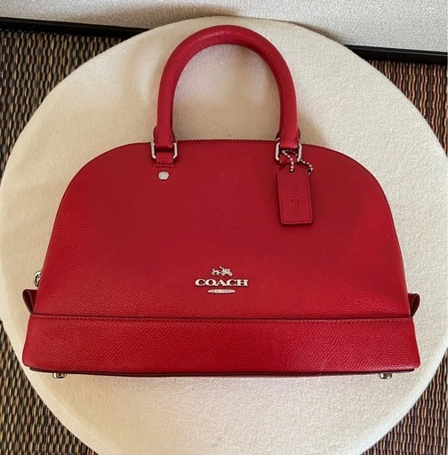 美品］COACHショルダーバッグ(レッド) 希少 美品 ヴィンテージ