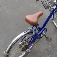20インチ 🚲 中古 ジュニア自転車 8,980円 🔁6段切替 🔑鍵新品 💡ライト付 新規防犯登録料コミ 734の画像