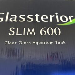 【未使用中古】ジェックス グラステリアスリム600 フレームレス水槽 W60×D20×H25cm 約26L の画像