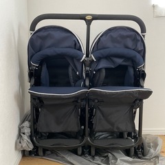 双子用　横型ベビーカー