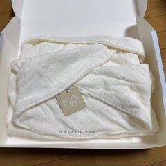 ジェラートピケ【UNISEX】タオルローブ　バスローブ