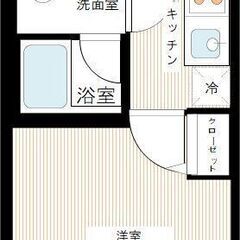 蒔田駅・破格の初期費用⭐️敷・礼・仲0円⭐️システムキッチン/ガスキッチン/給湯（ガス）/浴室換気乾燥機/シャワー/シャンプードレッサー/室内洗濯機置場/独立洗面台 - 横浜市