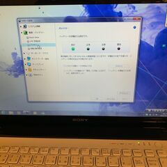 ノートパソコン　sony vaio SVE15117FJWの画像