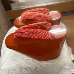 ぽっくり 下駄 全長23cm