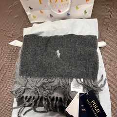 　新品未使用タグ付き　 ラルフローレン　POLO マフラー　値下...