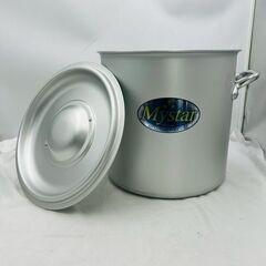 【❗️✨未使用品✨❗️】Mystar ホクア 🌟業務用アルミ鍋 30cm🌟 両手鍋 フタ付き🌟大容量でイベント・業務用にも❗️の画像