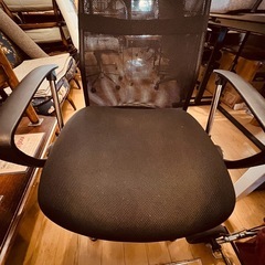 JF0614　ハイバック　メッシュキャスターチェア　デスクチェア　オフィスチェア　アーム付き　ドウシシャの画像