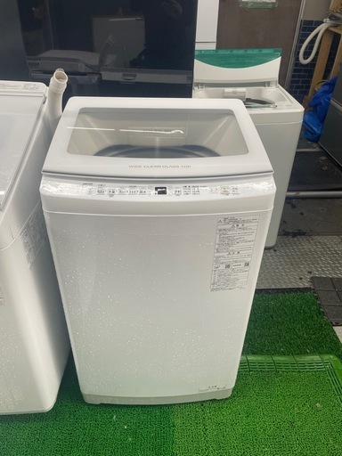 22年製　アクア　洗濯機　8k AQW-V8N ST