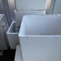 【発泡スチロール箱 まとめてお譲りします】