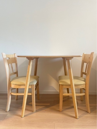 【北欧風】ダイニングチェアテーブルセット