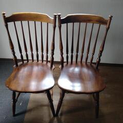 飛騨家具　たいへい　ヴィンテージチェア2脚