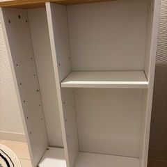 キャスター付き収納棚 トイレ収納 コンパクト ホワイト